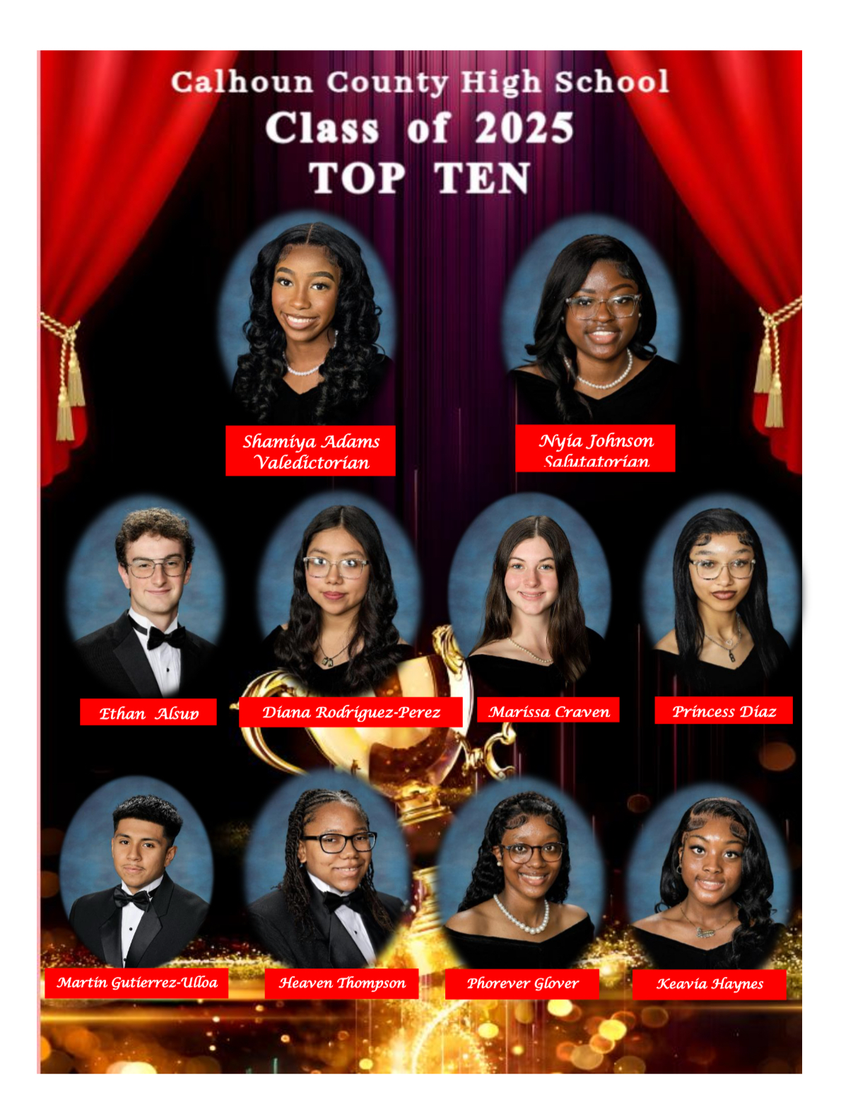 Class of 2025 Top Ten