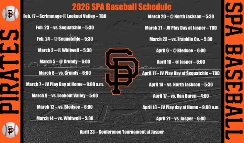 jr high baseball schedule