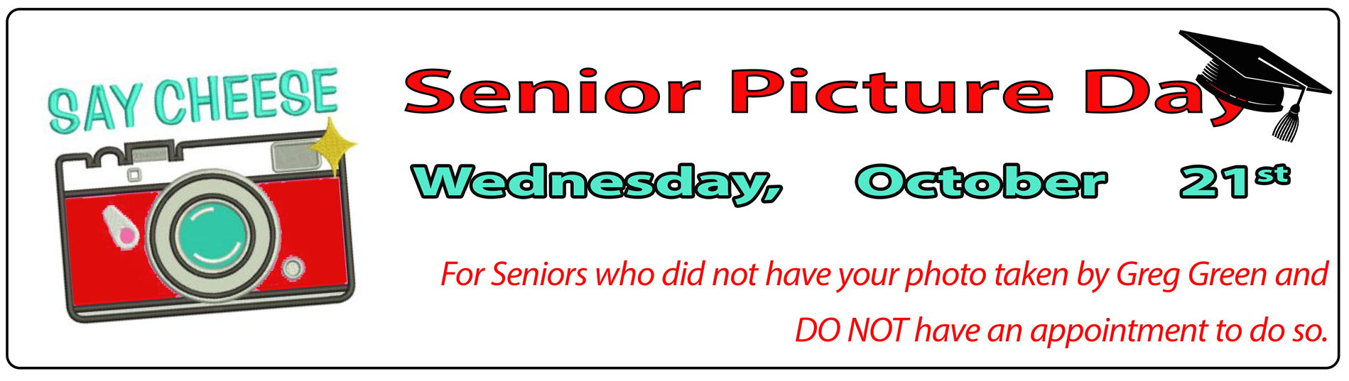 Senior Picture Day