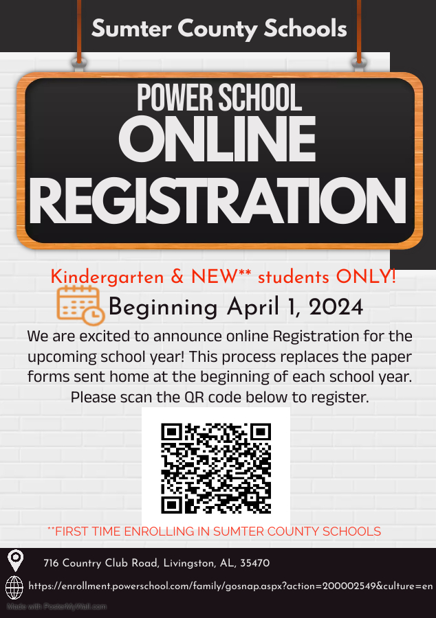 Kindergarten and New Students Registration