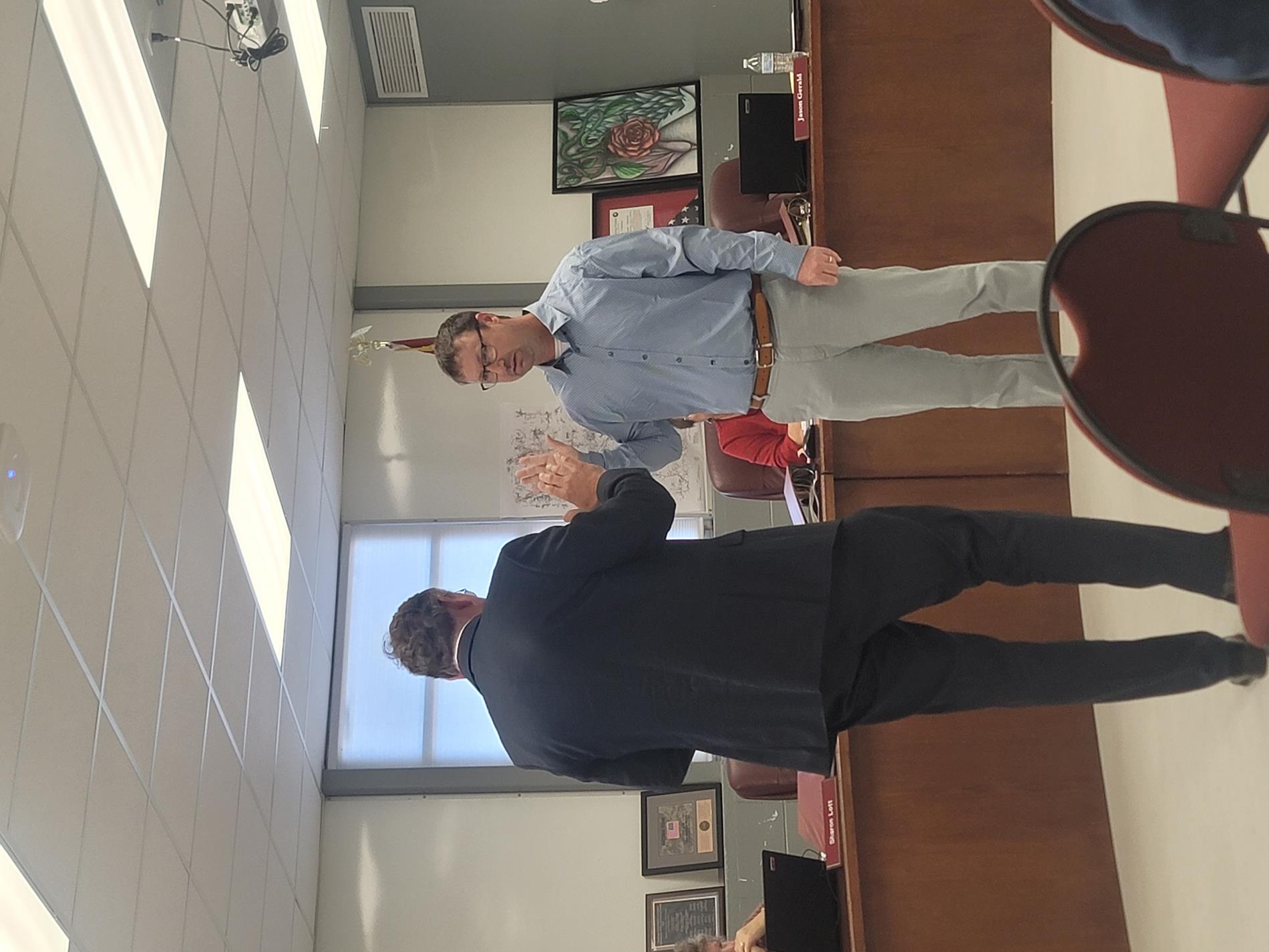 Jason Gerald sworn in as Board Member