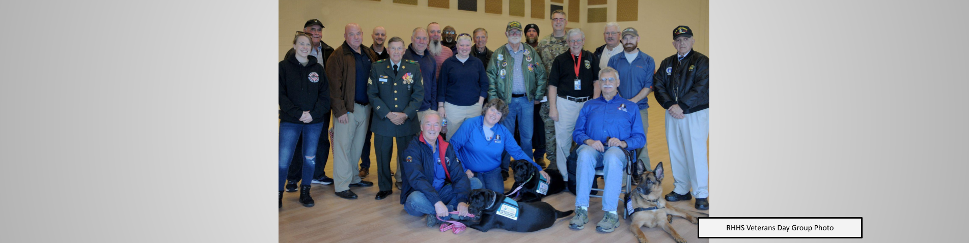 RHHS Veterans Day Group Photo