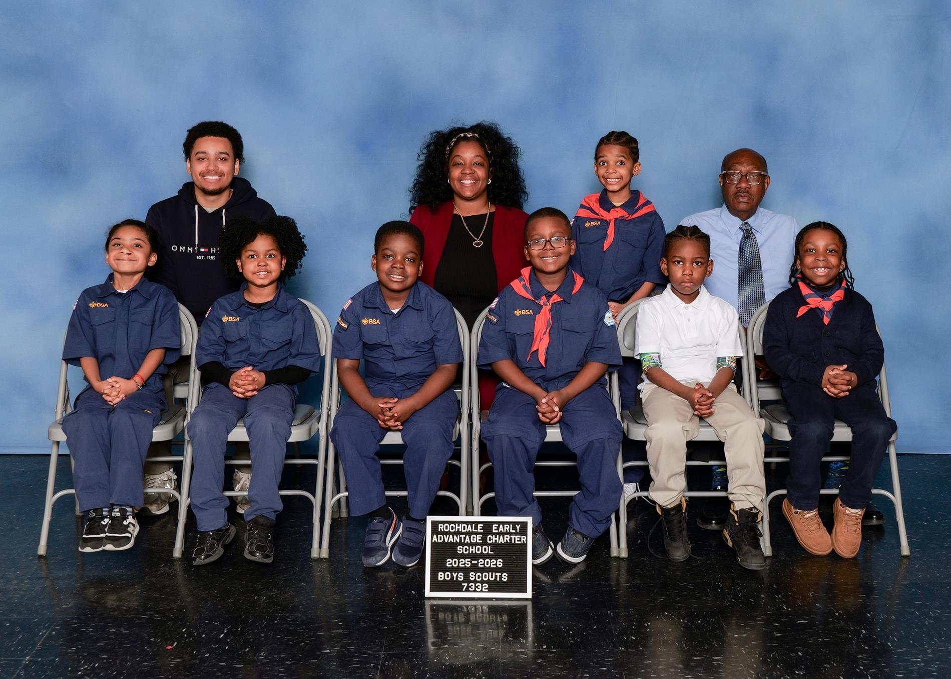 Boy Scouts Lions group photo