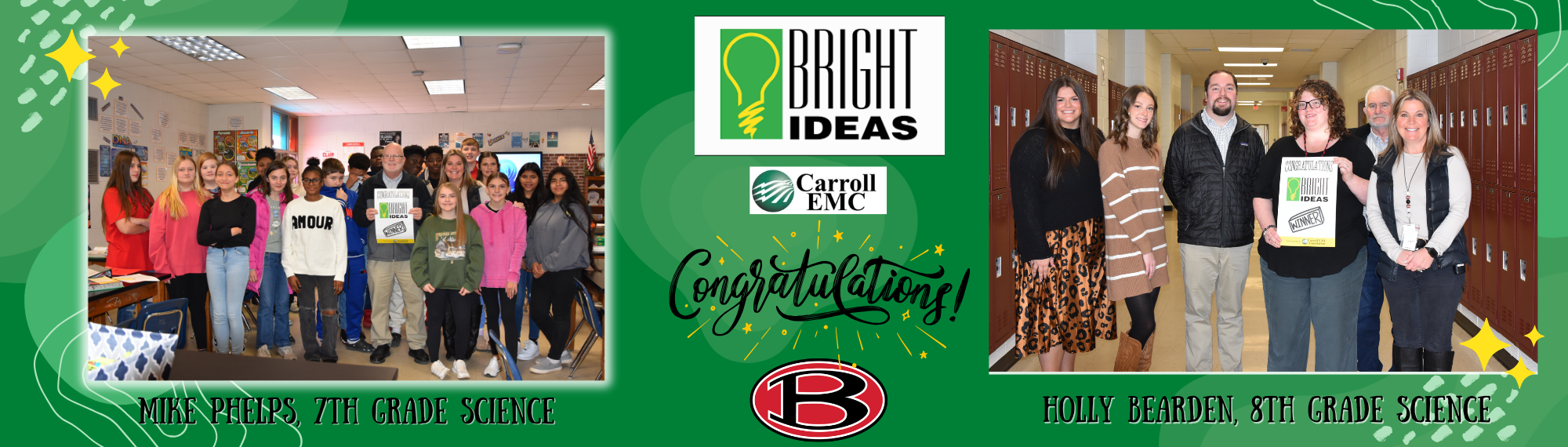 Carroll EMC Bright Ideas Grant Winners