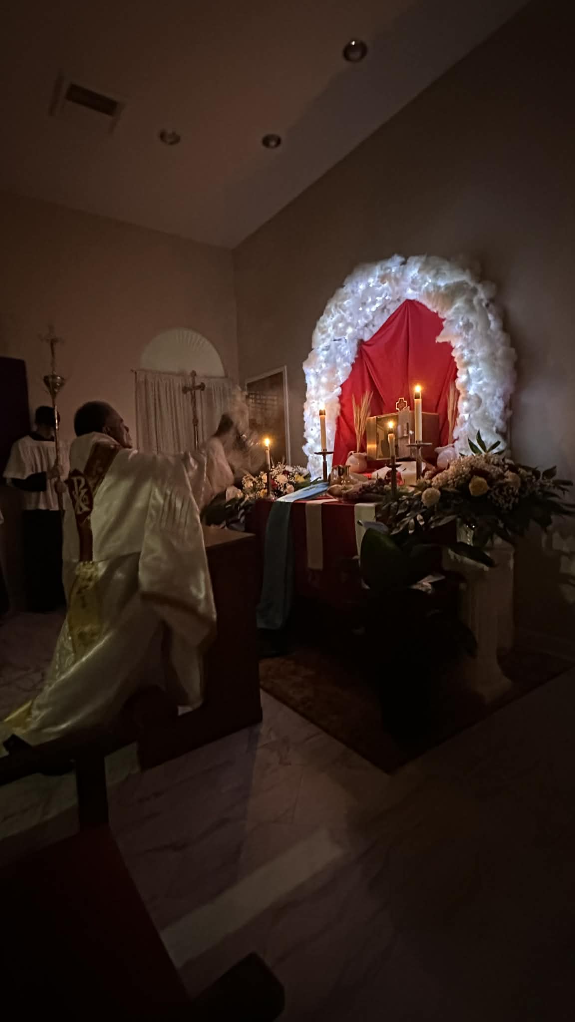 Incensing the Blessed Sacrament