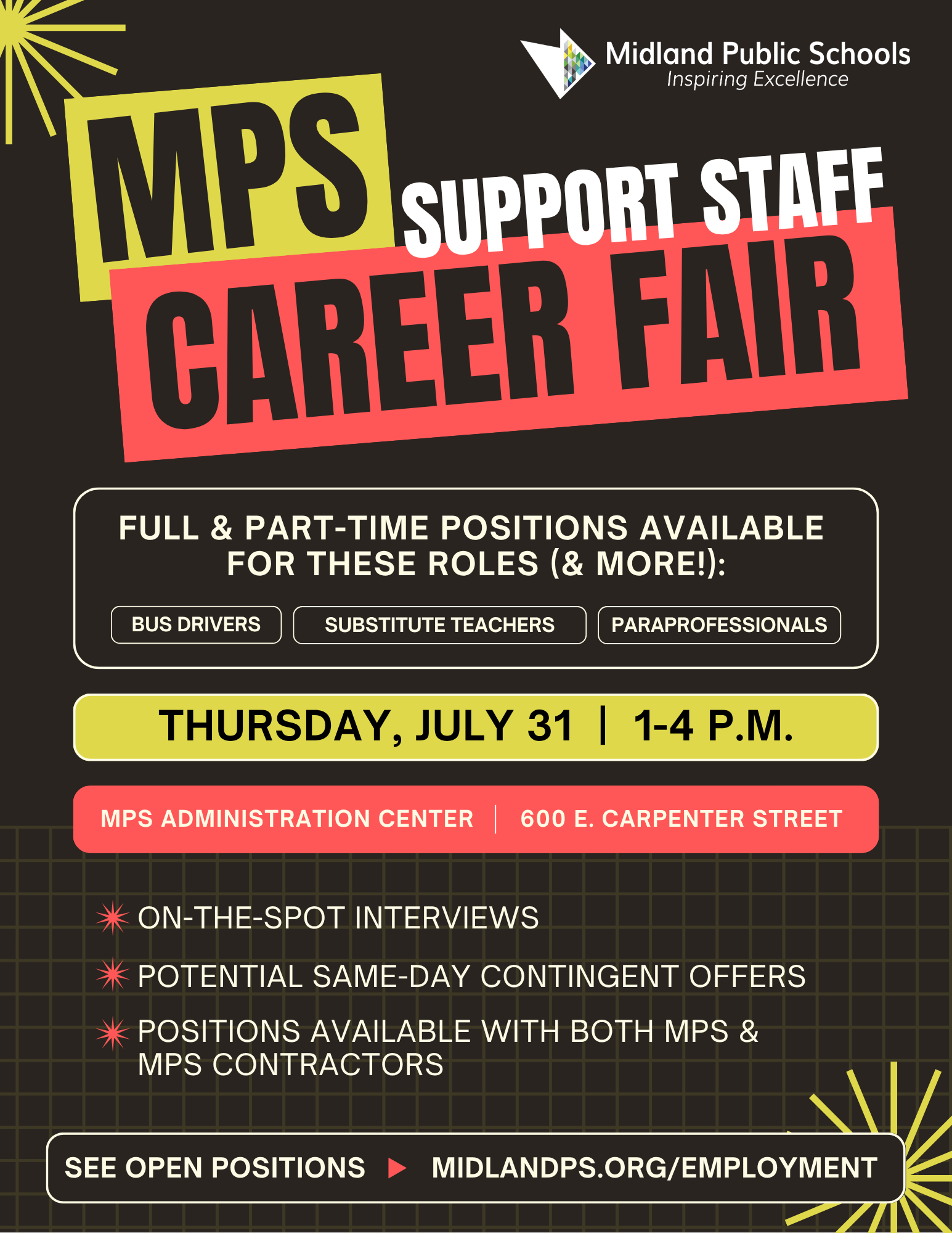 Graphic for Job Fair Graphic for Job Fair