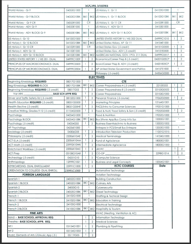 list of Edge courses for 25-26 page 2