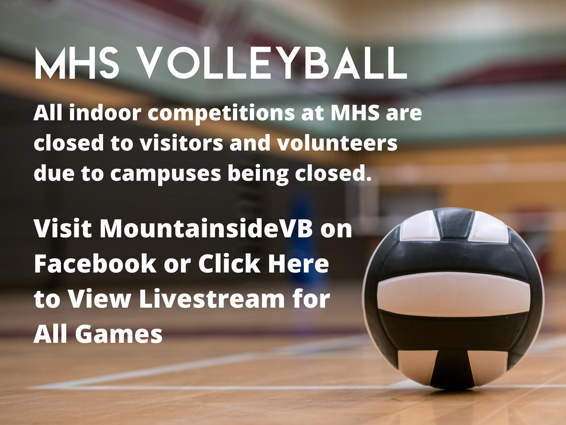MHS Volleyball Livestream