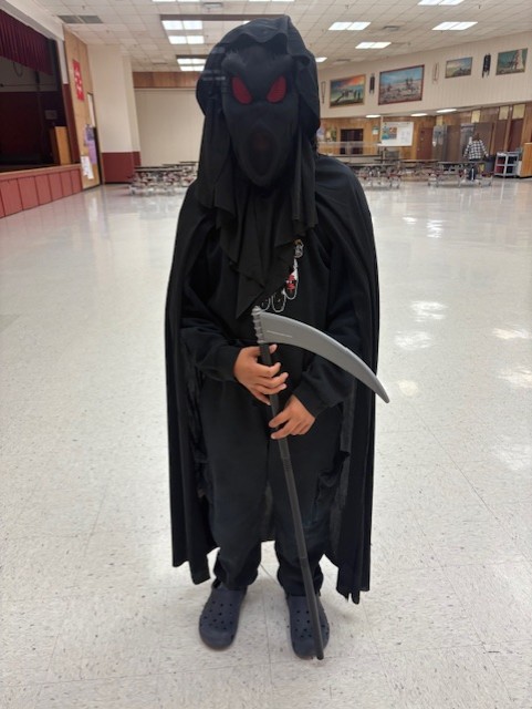 Students on Halloween