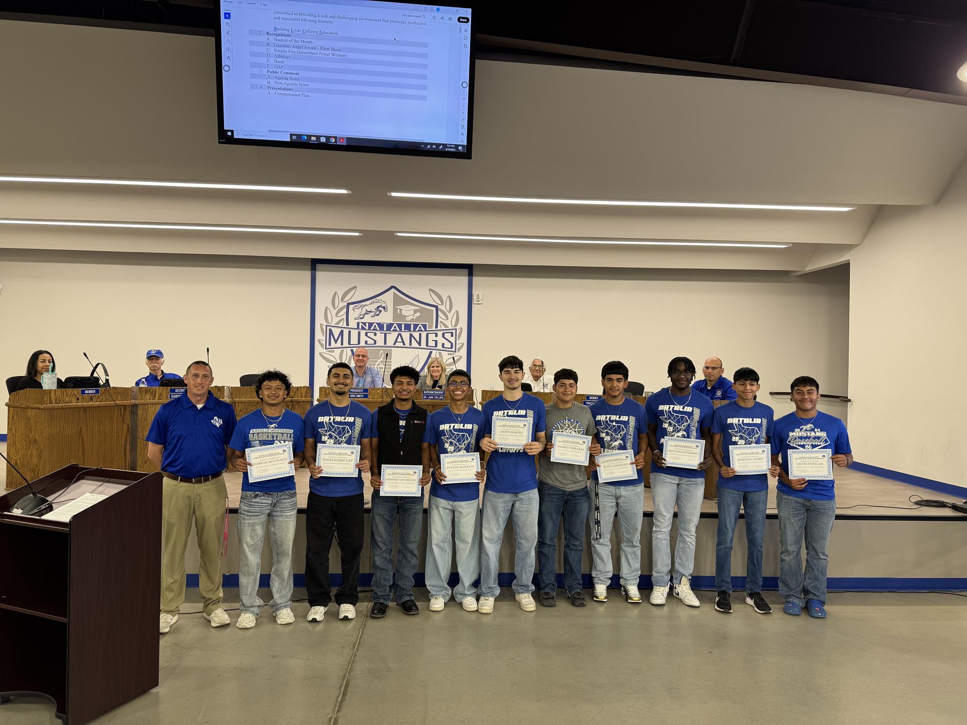 Coach Welsh Student Athlete Recognition May 2025