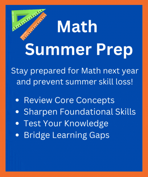 Summer Math Prep