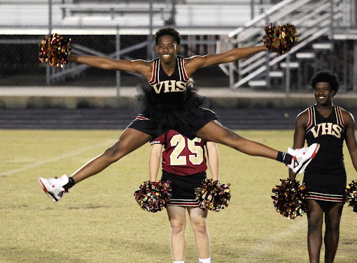 powder puff cheerleaders