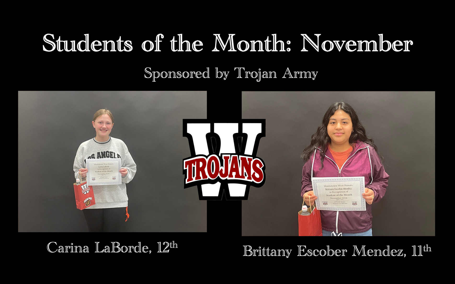 Nov. students of the month