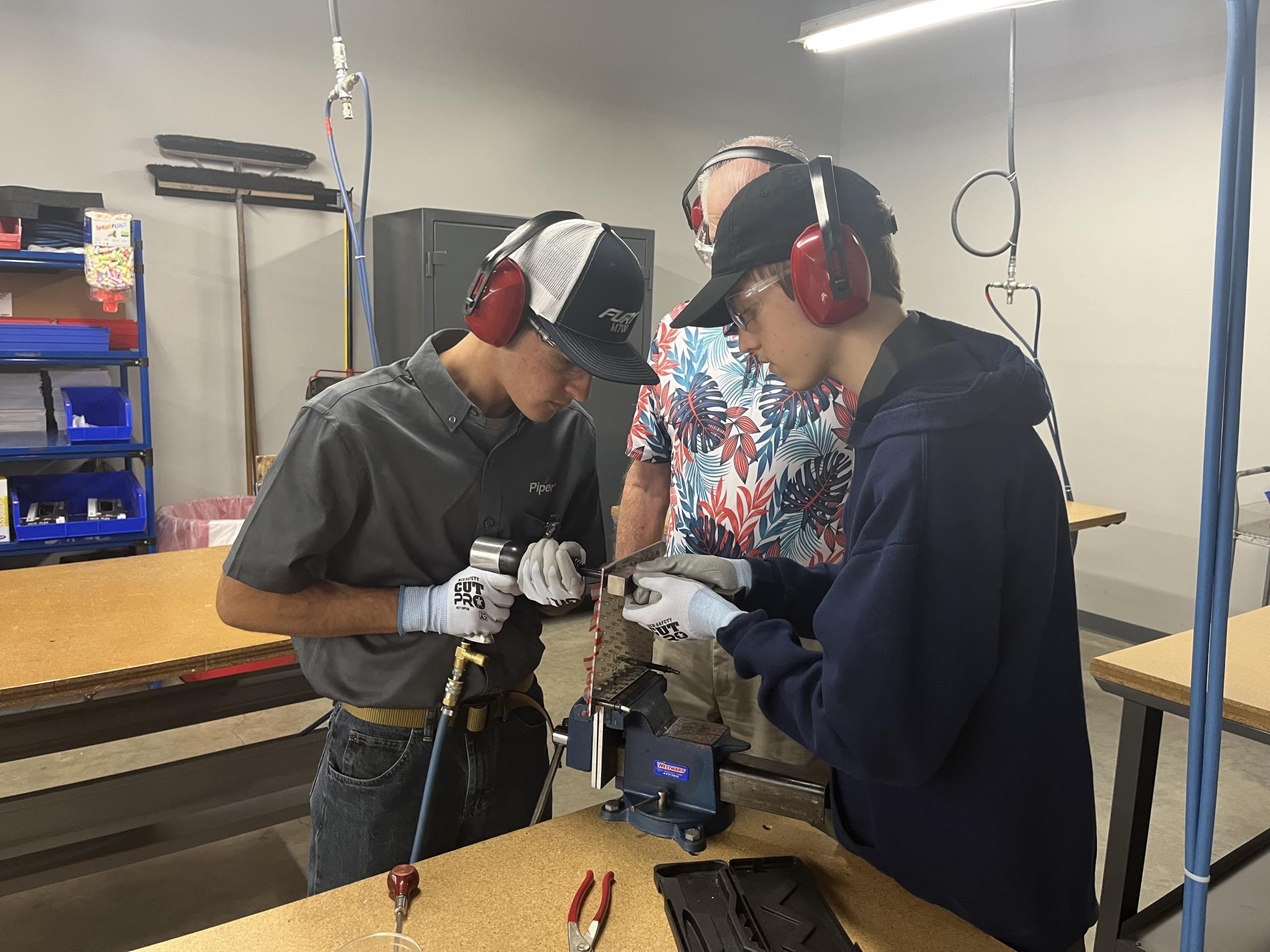 Students in workshop 