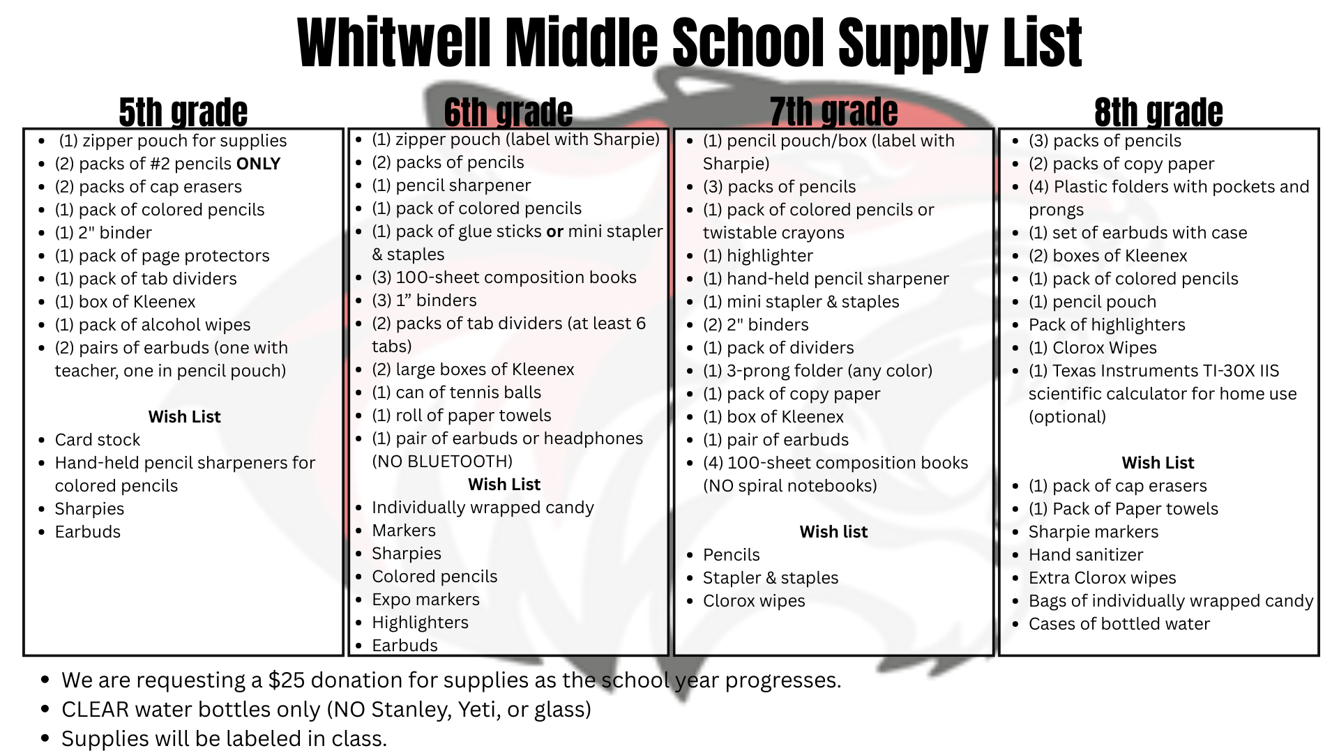 WMS Supply List 2025-2026