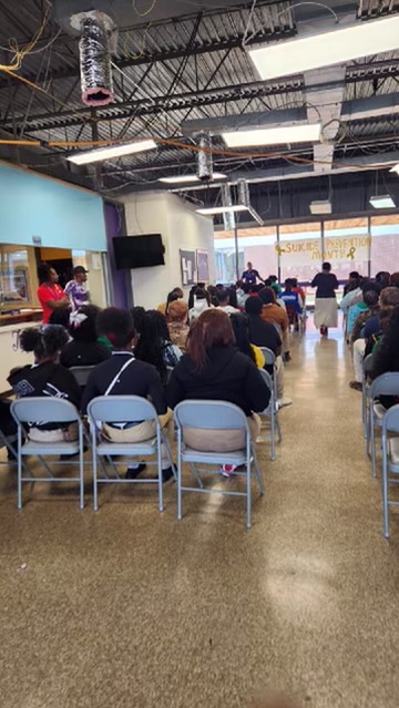 Ms. Ruby Williams held a suicide prevention awareness Program.