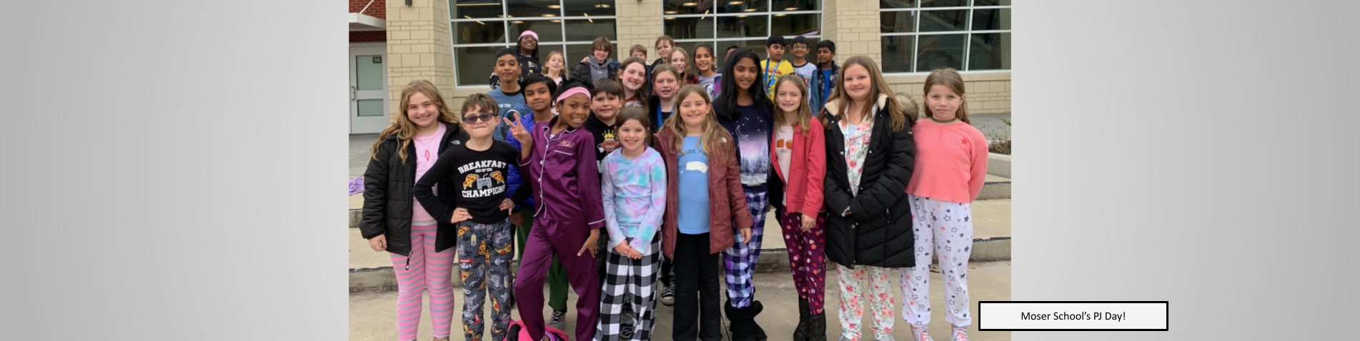 Group of students on PJ day