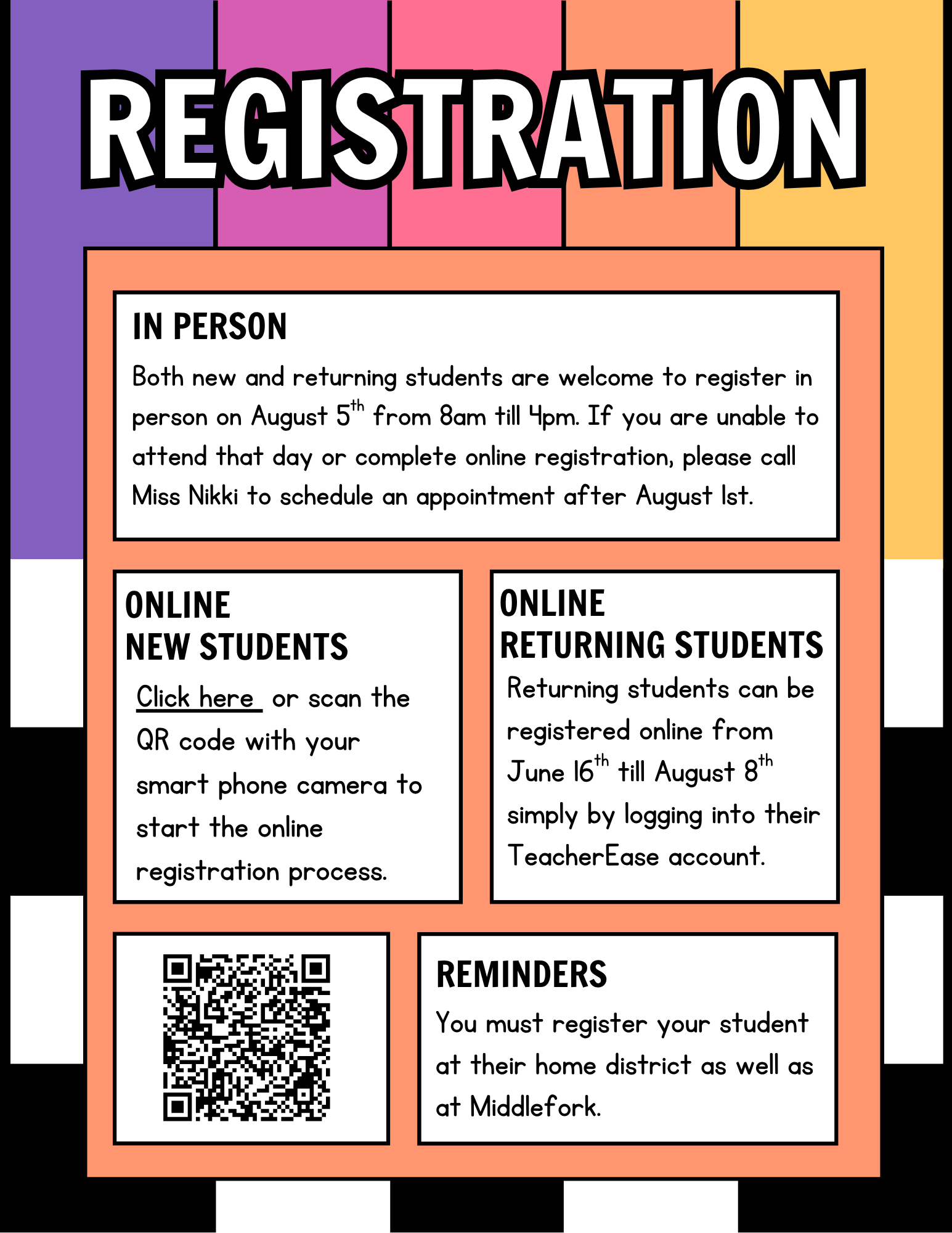 Registration Information