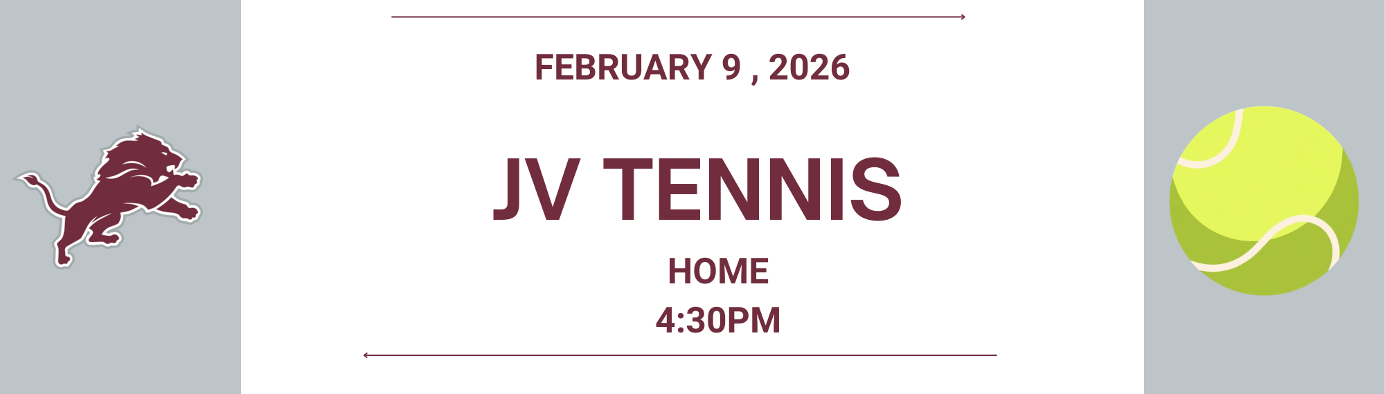 jv tennis 2/9