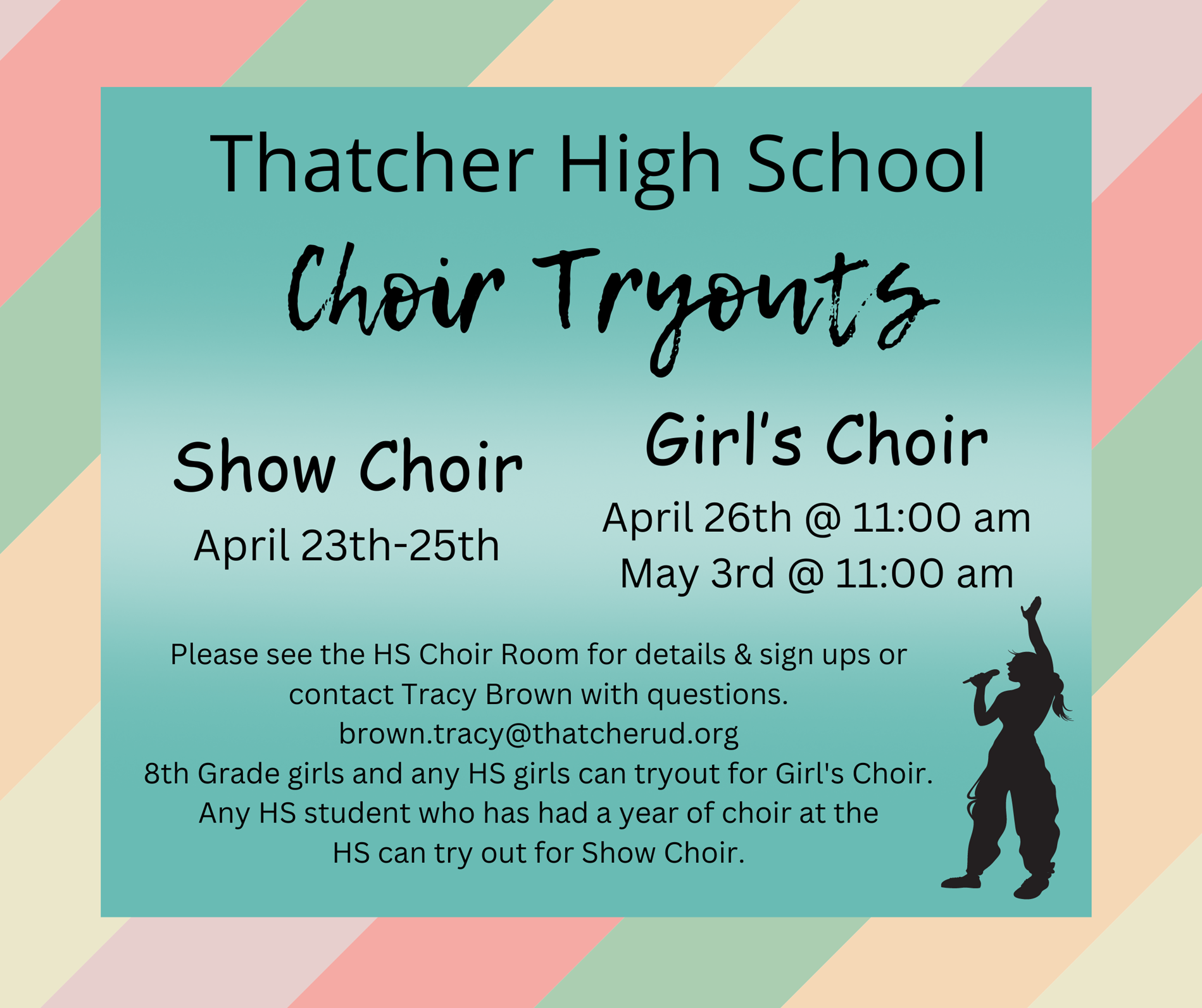 THS Choir Tryouts