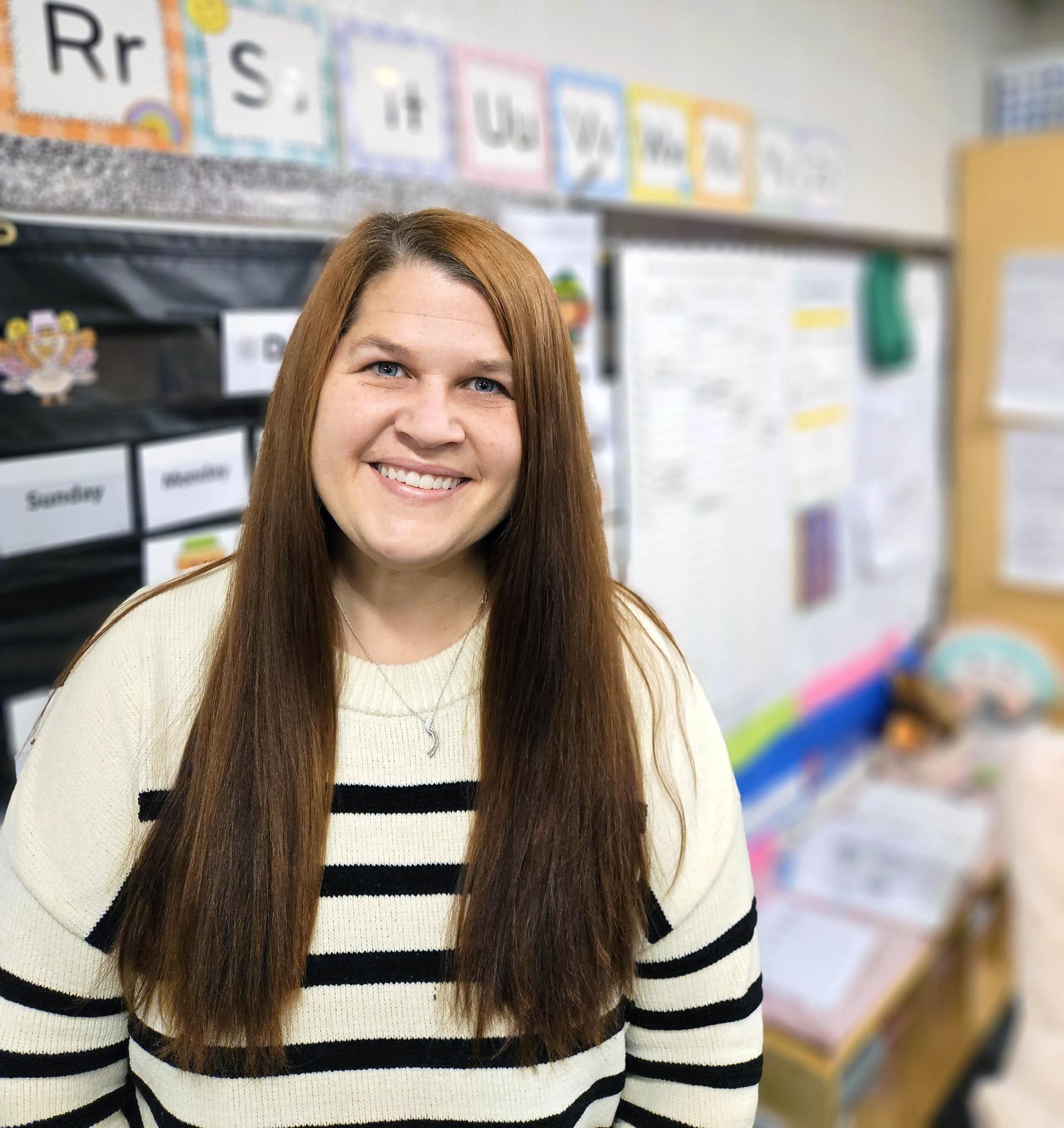 Woodcrest Elementary teacher Sarah Godfrey Williams