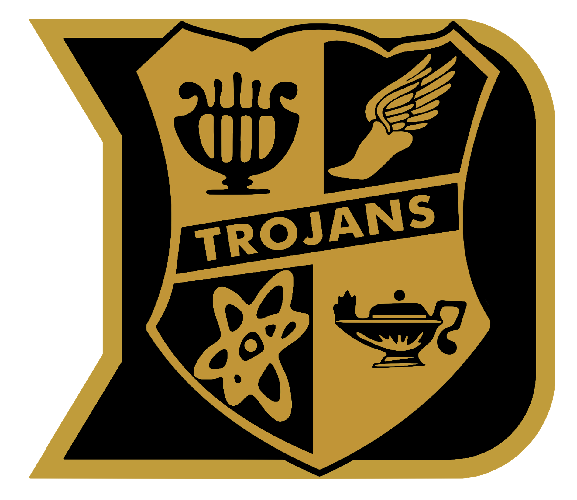 Throwback Trojan Logo