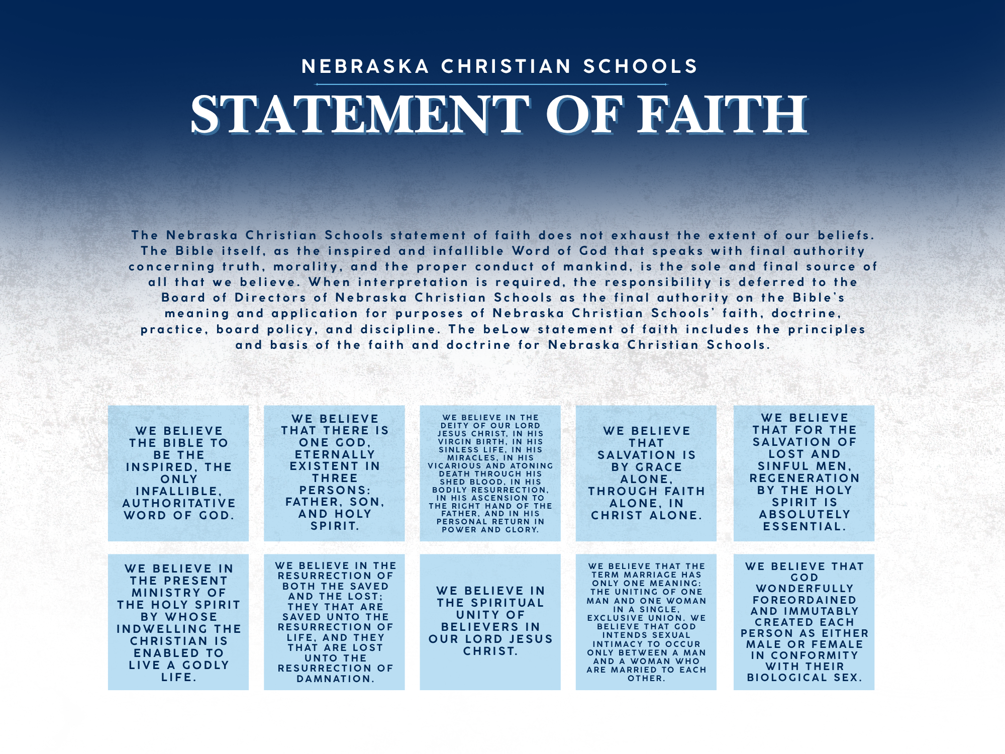 statement of faith