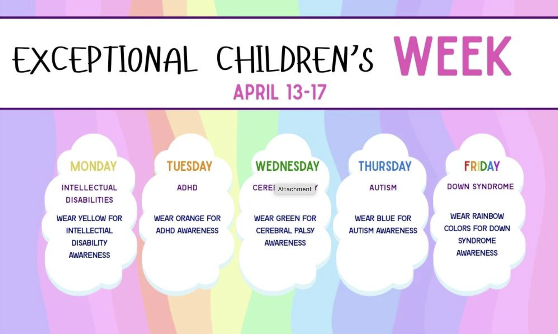 Exceptional Children's Week