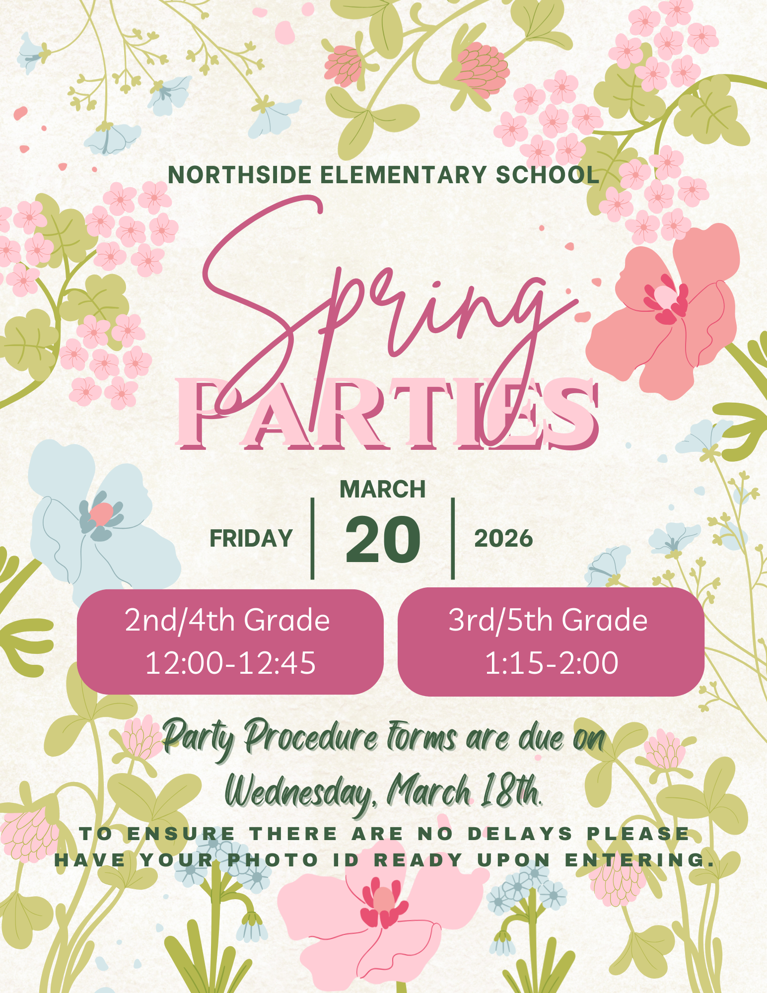 Spring Party March 20,26