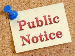 Public Notice