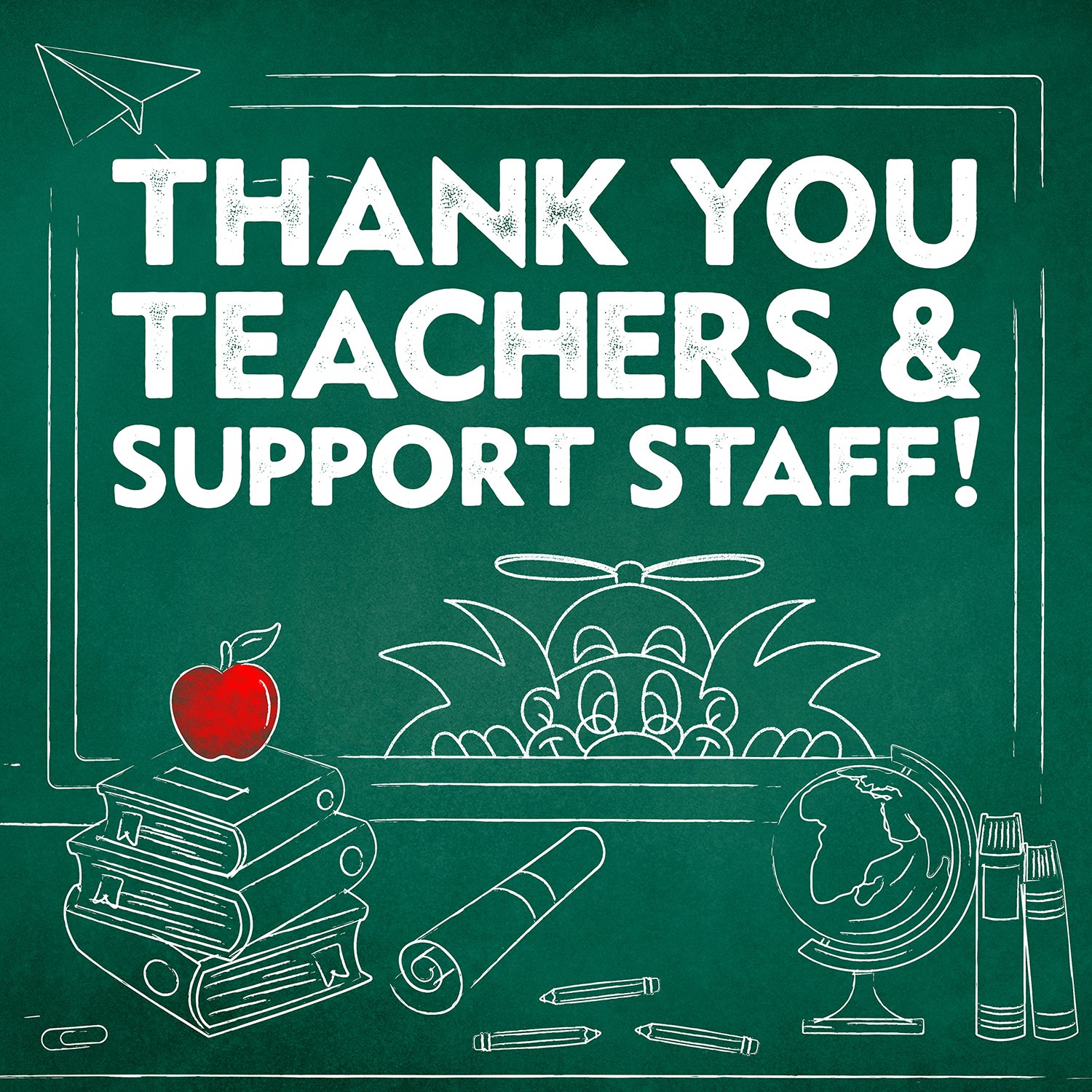 thank you teachers and support staff