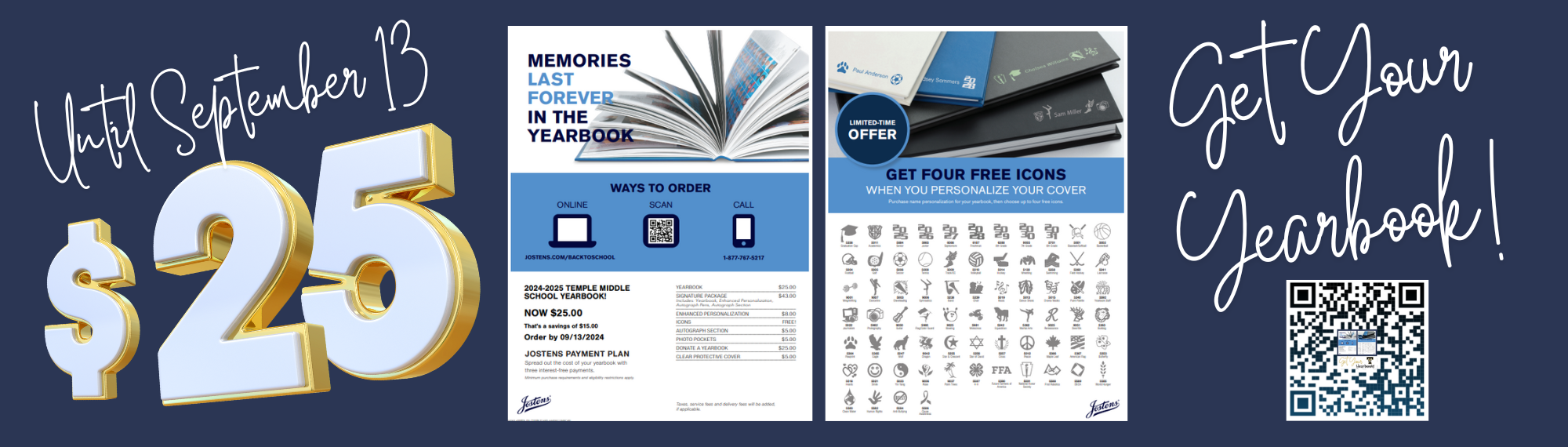 Purchase a Yearbook for $25 Until September 13, 2024