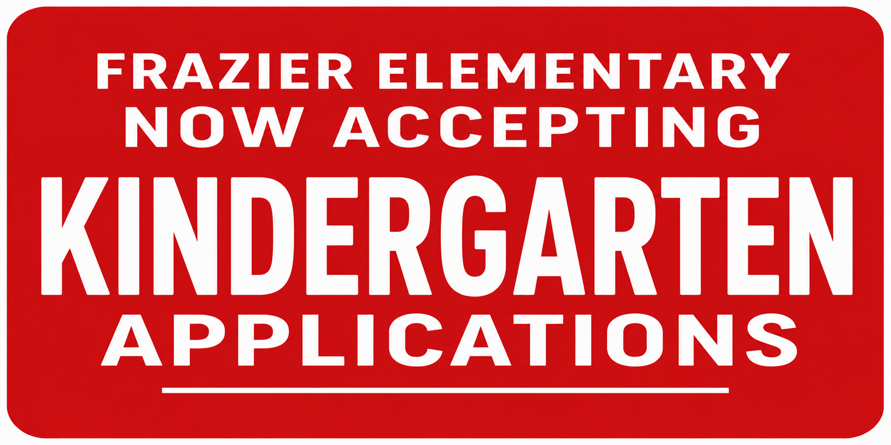 Kindergarten applications