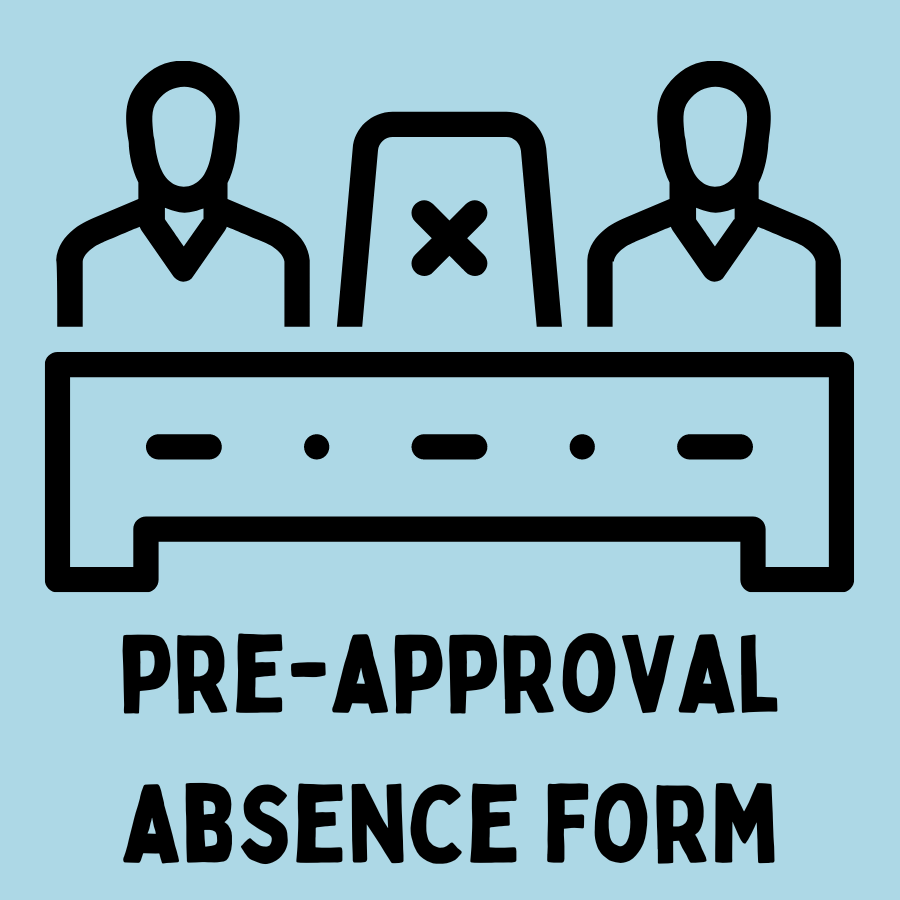link to pre-approval absence letter