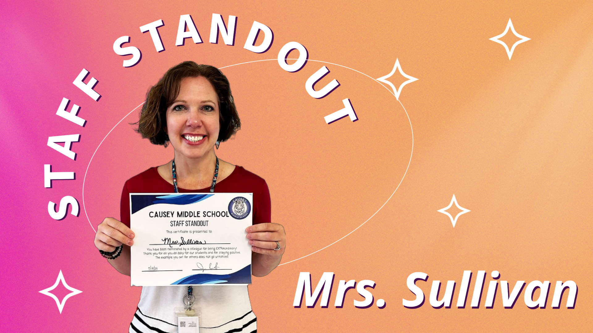 Staff Standout: Mrs. Sullivan