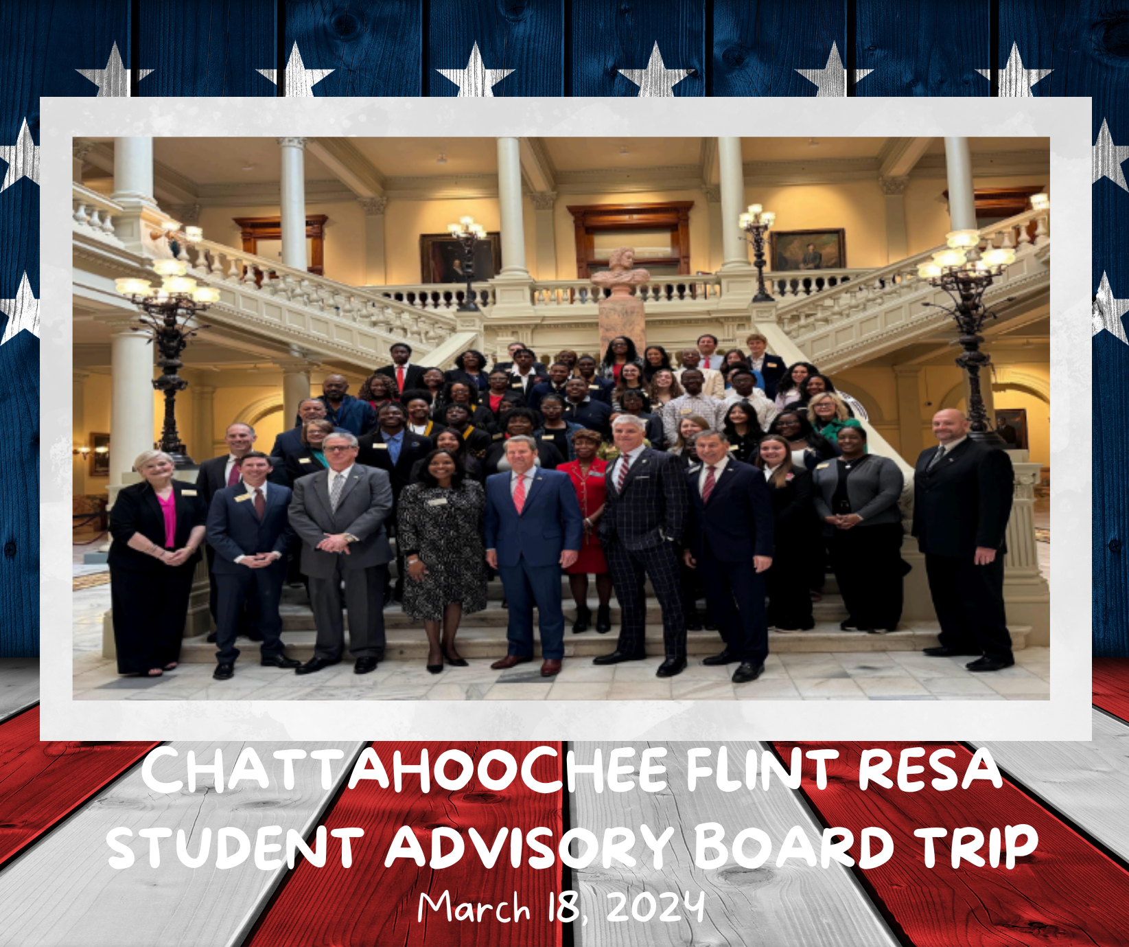 Chattahoochee Flint RESA Student Advisory Board Field Trip to Atlanta