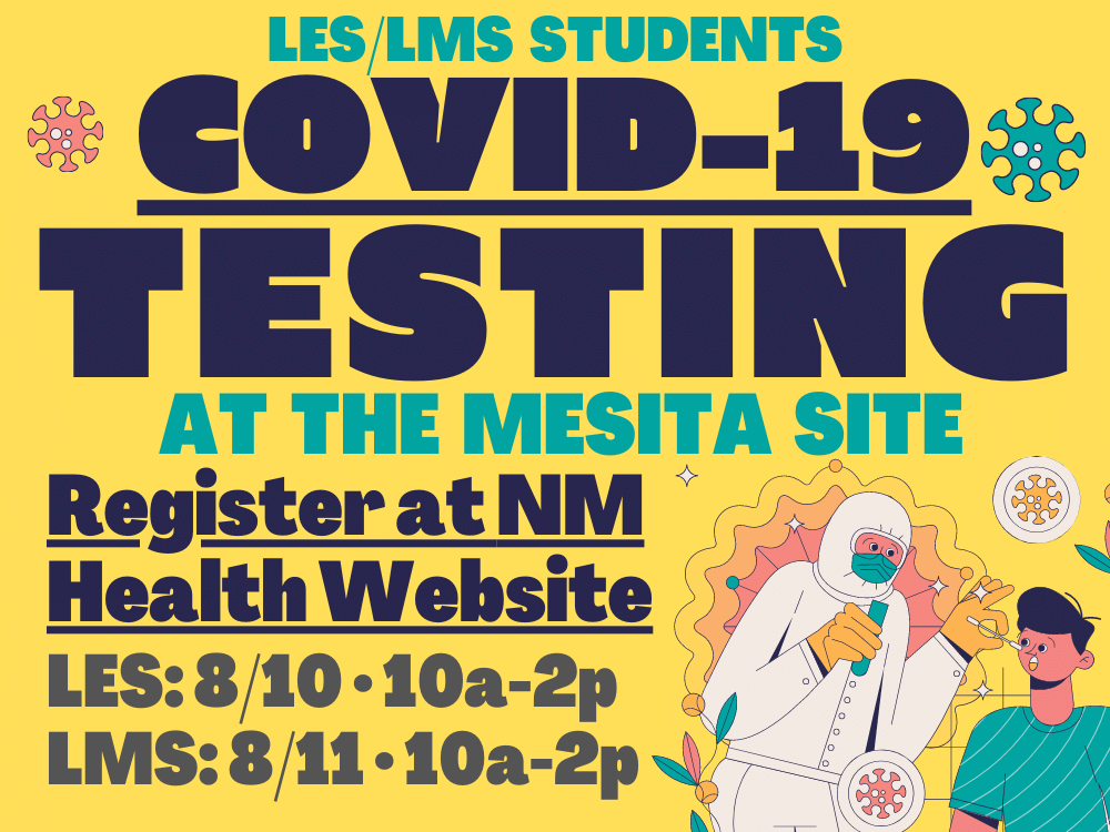 LES/LMS · COVID19 Testing Before School Starts