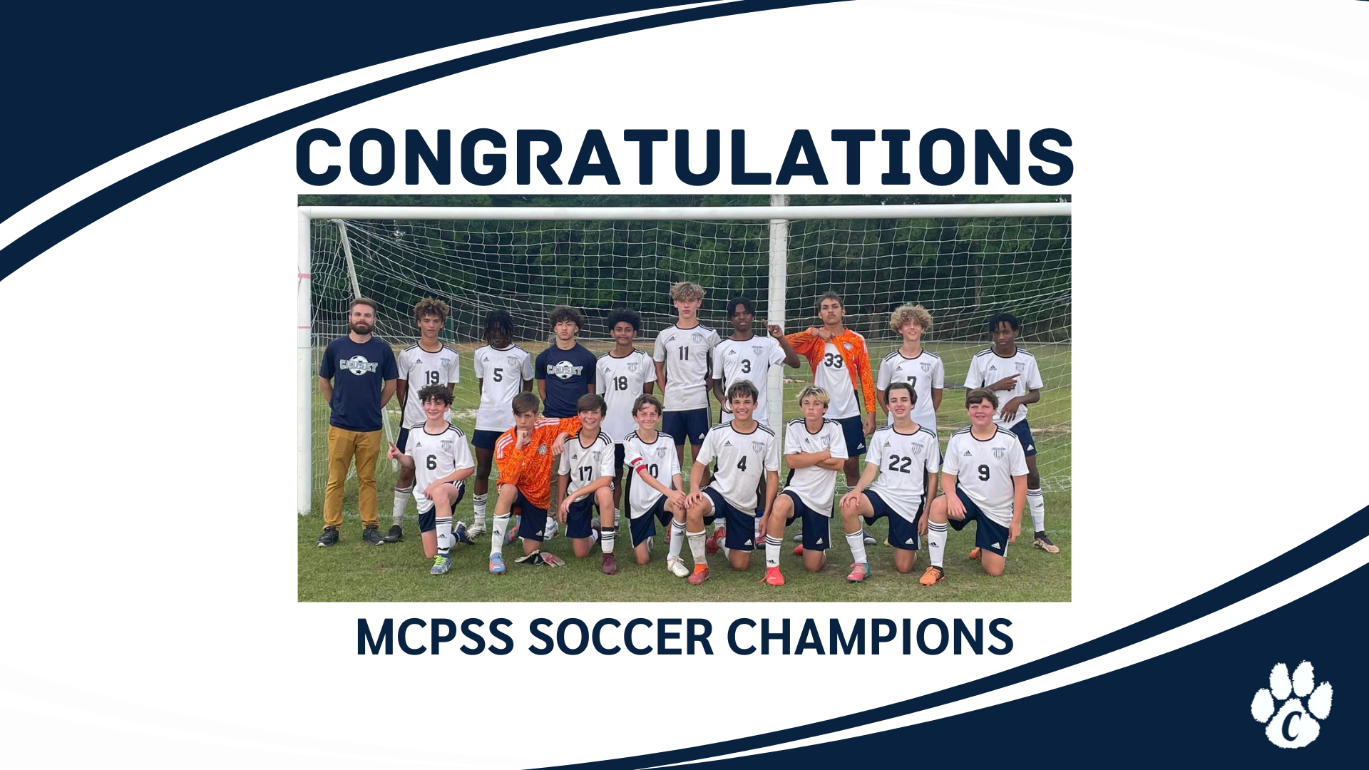 Boys Soccer County Champs