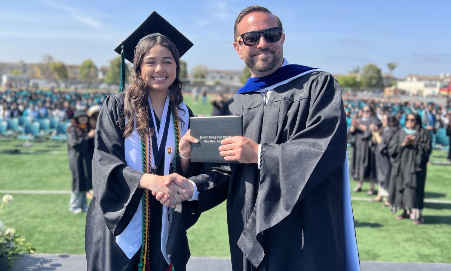 Dr. Robinson and Graduate 2025