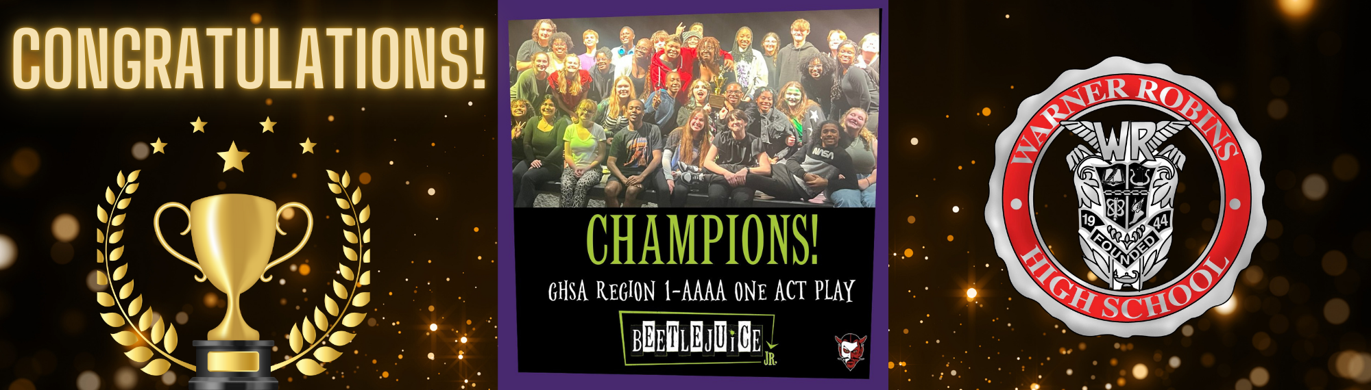 Region One Act Champs!