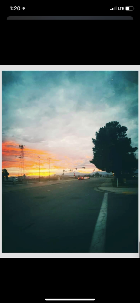 Photo By: Joseph Hogan March 17, 2022 - Sky glow in the distance on a suburban road
