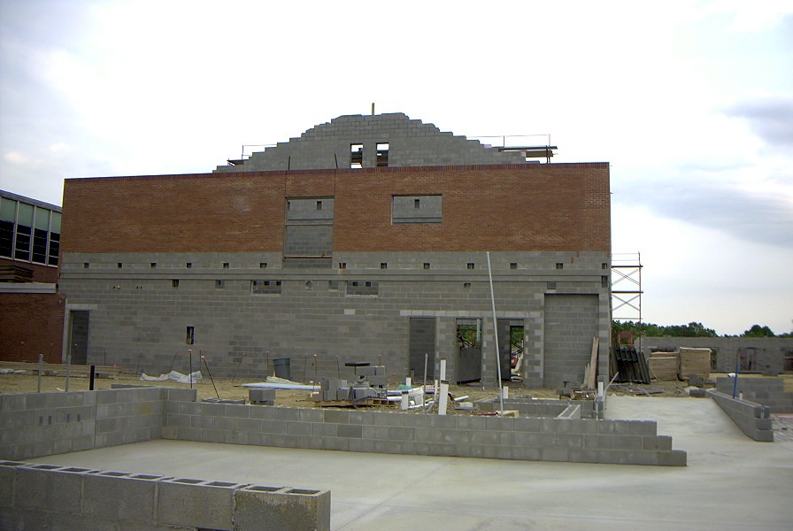 front of gym