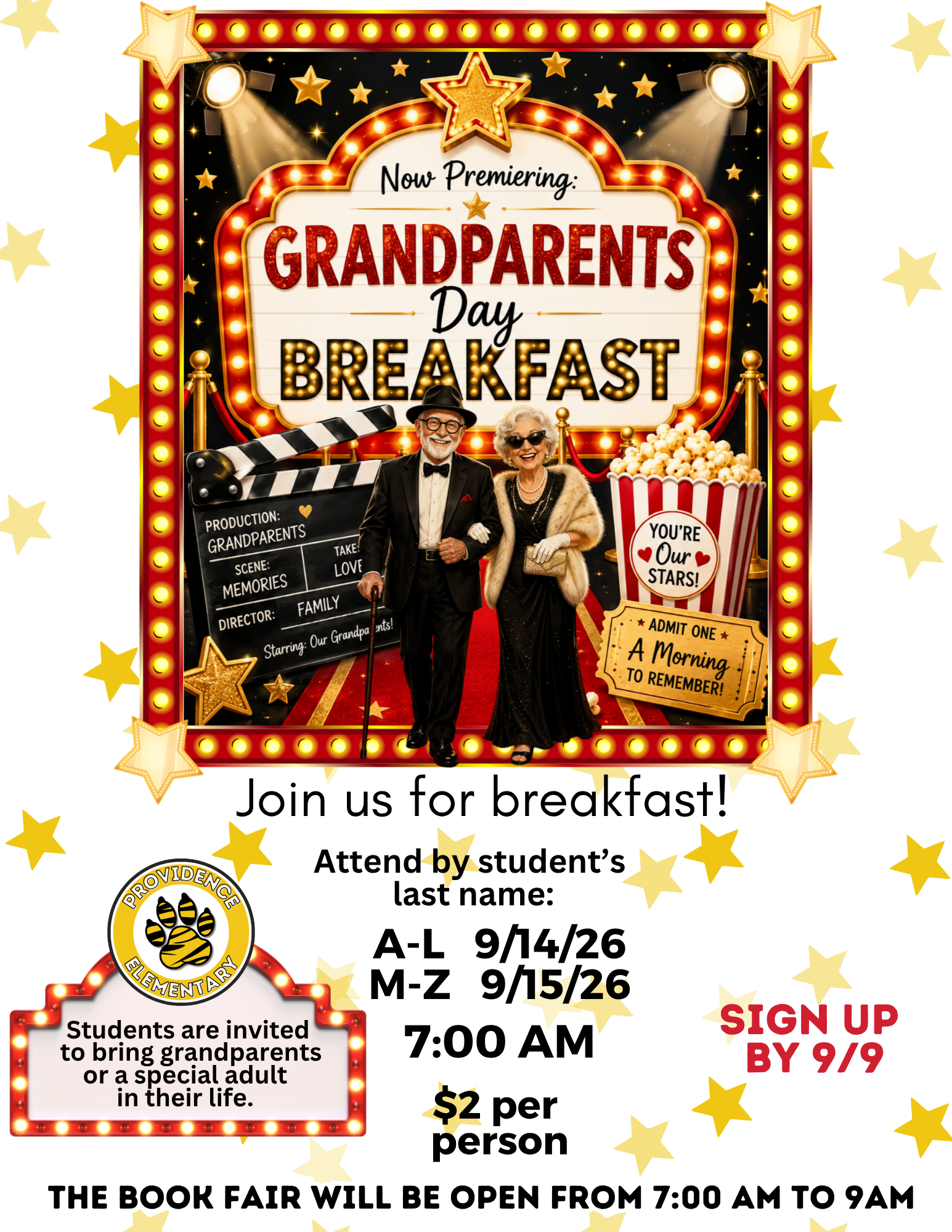 Grandparents Breakfast Flyer