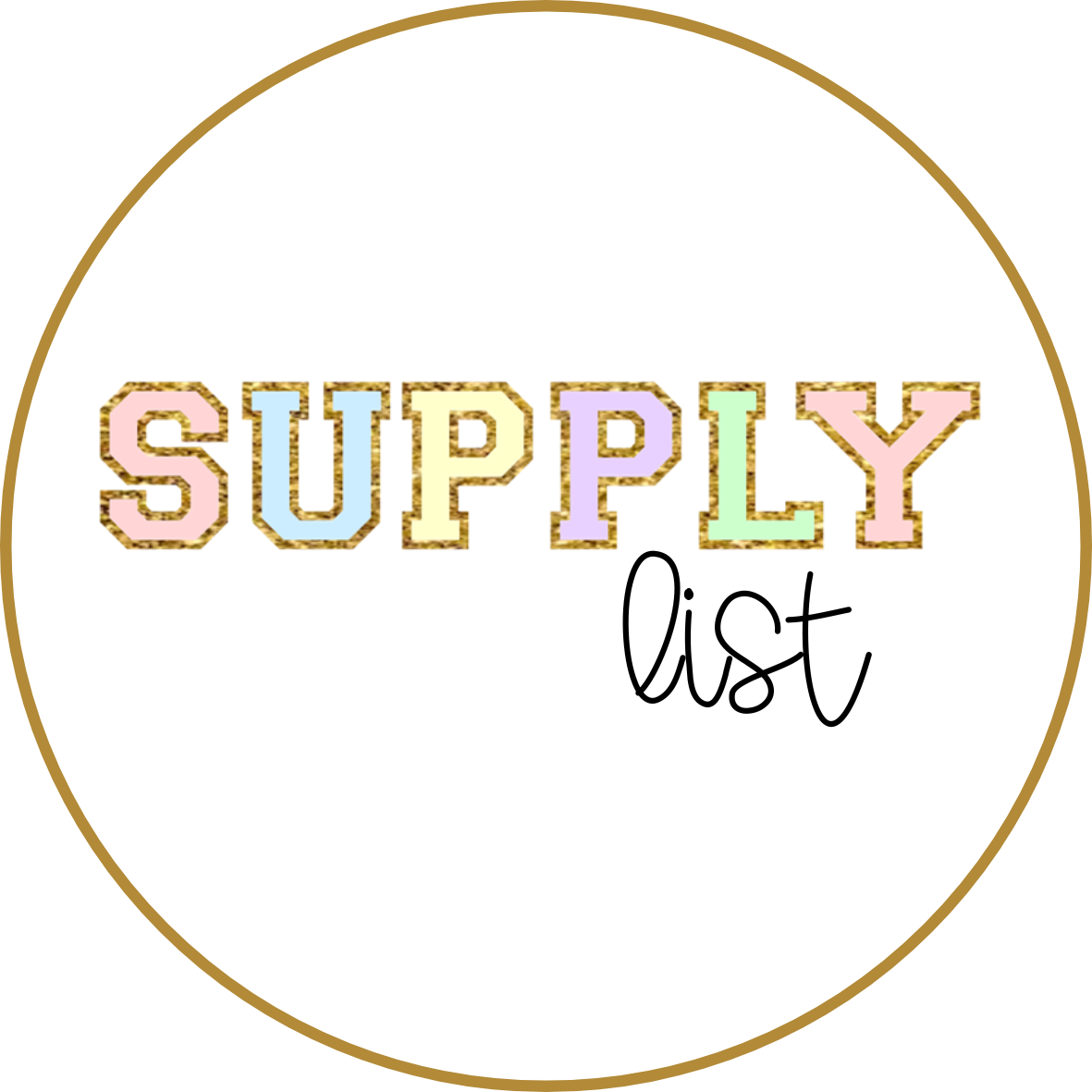 supply list