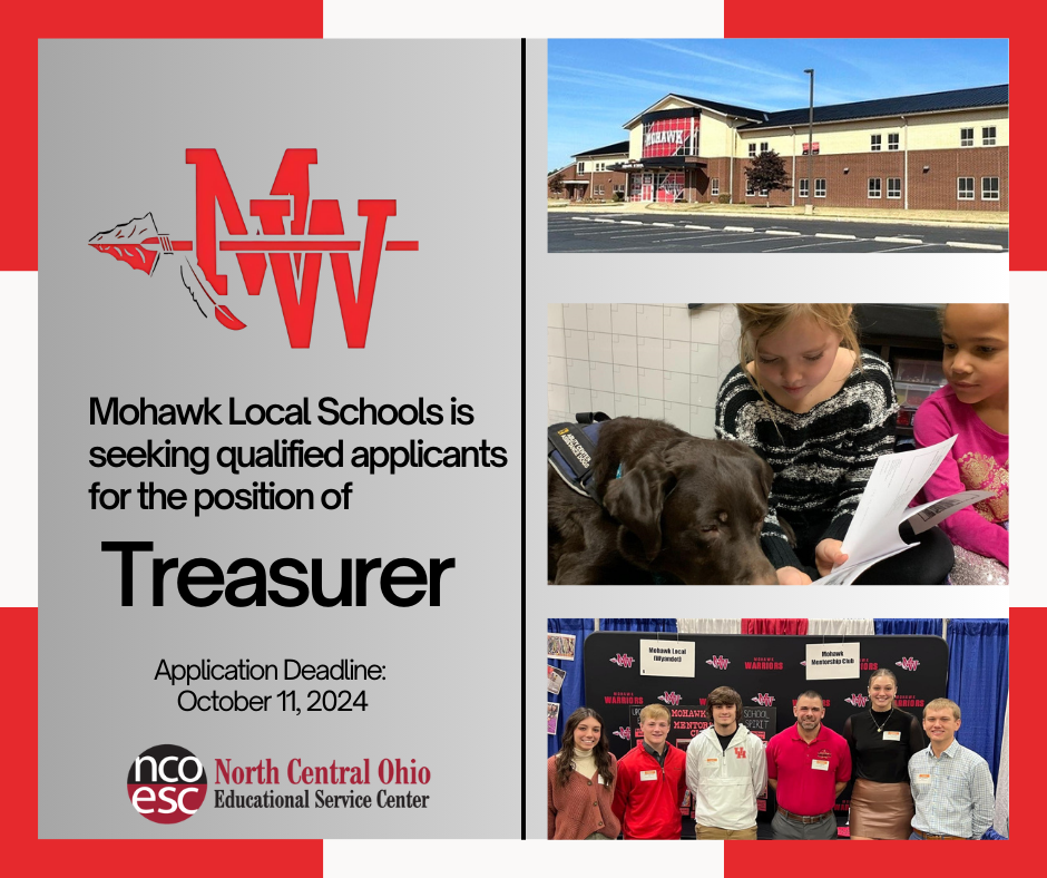 Now Hiring Mohawk Treasurer! 