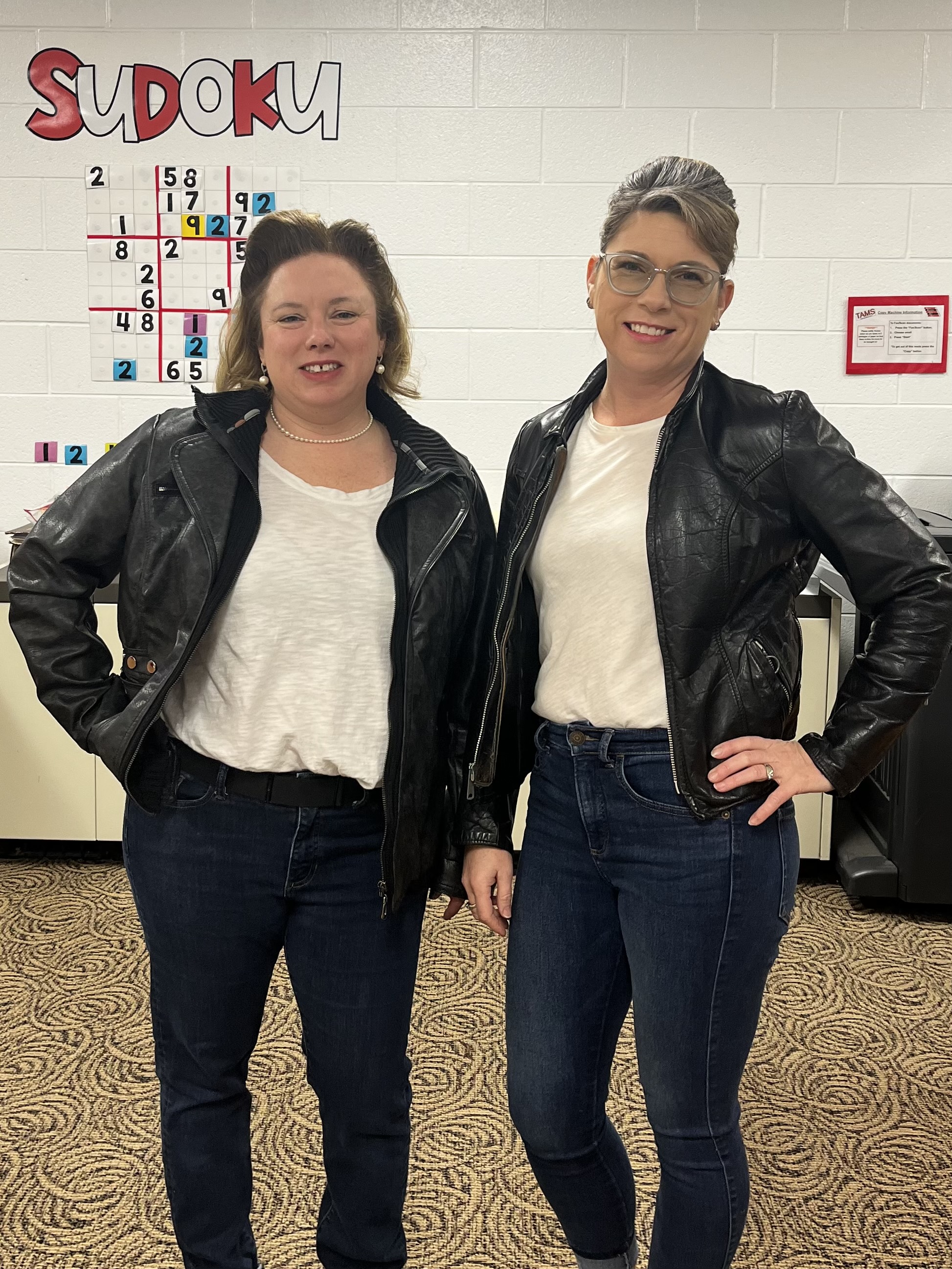  dressed up as 50's