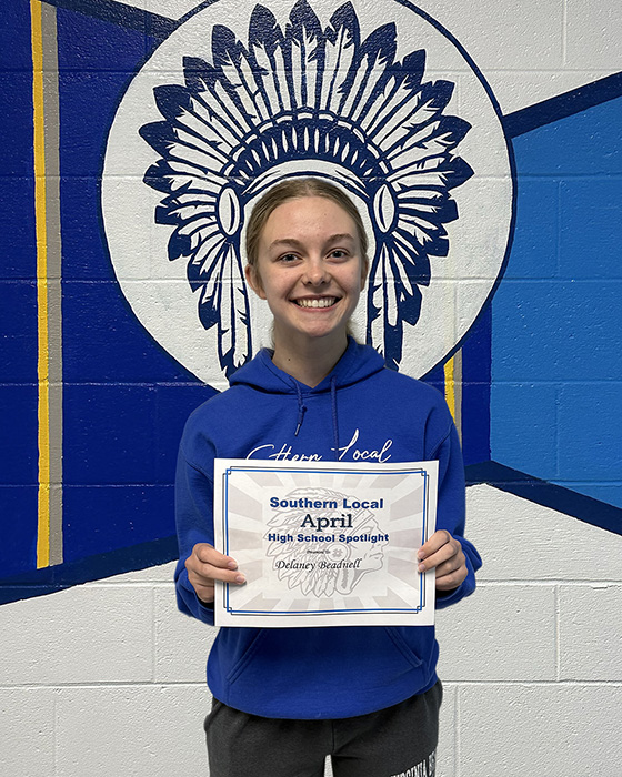 Delaney Beadnell, HS April Spotlight