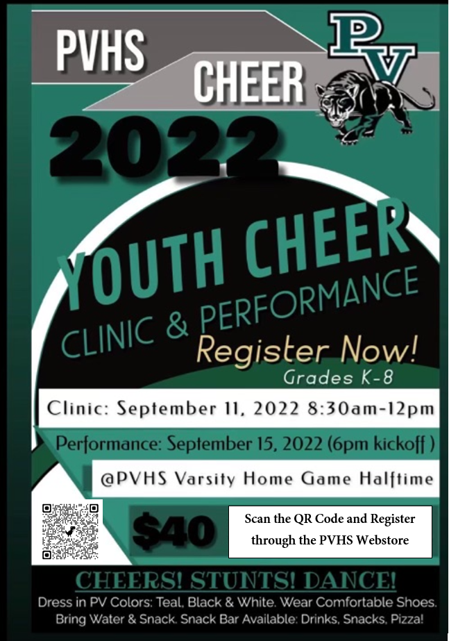 Youth Cheer Clinic and Performance 2022