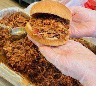 Preparation of BBQ Pork Sandwich