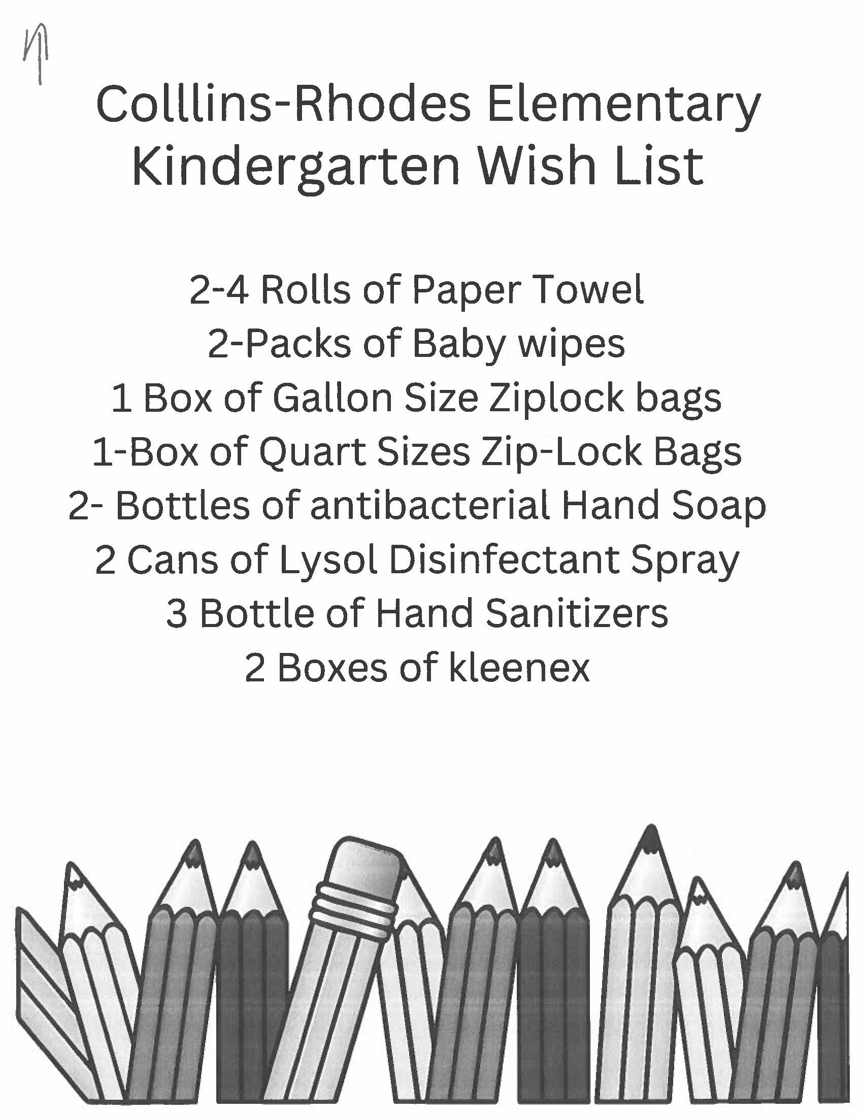 Classroom Wish Lists